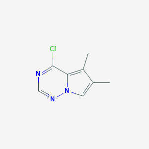 4-Chloro-5,6-dimethylpyrrolo[2,1-f][1,2,4]triazine