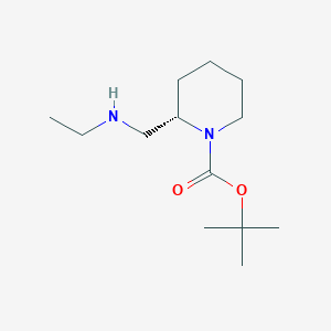 tert-Butyl (S)-2-((ethylamino)methyl)piperidine-1-carboxylate