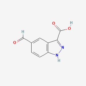 5-Formyl-1h-indazole-3-carboxylic acid