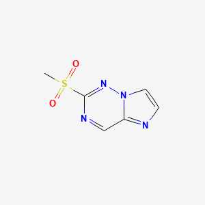 2-(Methylsulfonyl)imidazo[2,1-f][1,2,4]triazine