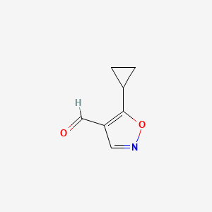 5-Cyclopropyl-1,2-oxazole-4-carbaldehyde