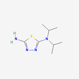 molecular formula C8H16N4S B1297978 2-氨基-5-二异丙氨基-1,3,4-噻二唑 CAS No. 72269-92-2