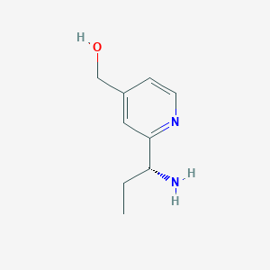 (R)-(2-(1-Aminopropyl)pyridin-4-yl)methanol