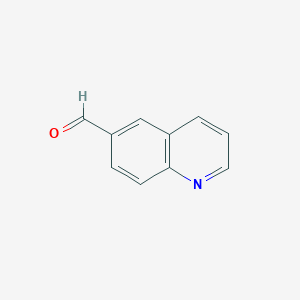 molecular formula C10H7NO B1297982 喹啉-6-甲醛 CAS No. 4113-04-6