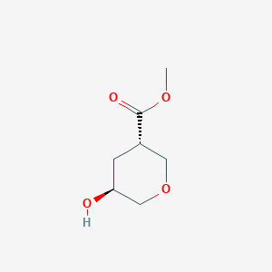 Methyl (trans)-5-hydroxytetrahydropyran-3-carboxylate