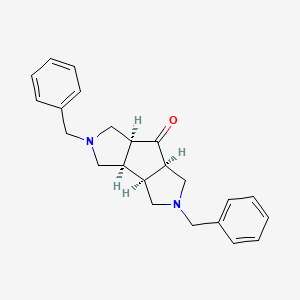 (1R,2S,6R,8S)-4,10-dibenzyl-4,10-diazatricyclo[6.3.0.02,6]undecan-7-one