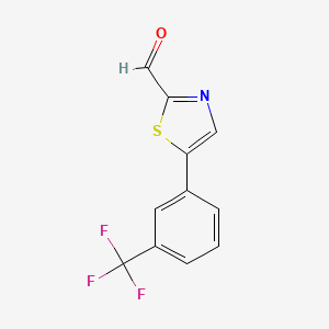 5-(3-(Trifluoromethyl)phenyl)thiazole-2-carbaldehyde