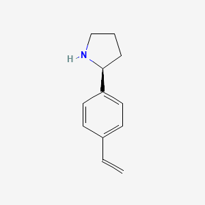 (S)-2-(4-Vinylphenyl)pyrrolidine