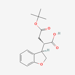 (S)-4-(tert-Butoxy)-2-((R)-2,3-dihydrobenzofuran-3-yl)-4-oxobutanoic acid