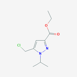 Ethyl 5-(chloromethyl)-1-isopropyl-1H-pyrazole-3-carboxylate