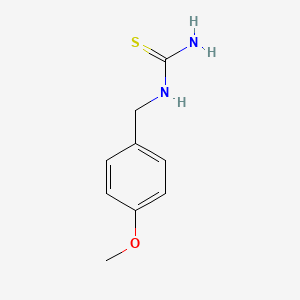 molecular formula C9H12N2OS B1297991 1-(4-甲氧基苄基)-2-硫脲 CAS No. 37412-64-9