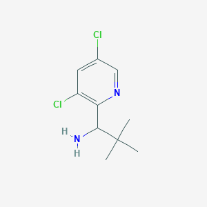 1-(3,5-Dichloropyridin-2-yl)-2,2-dimethylpropan-1-amine