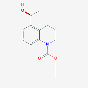 tert-Butyl (S)-5-(1-hydroxyethyl)-3,4-dihydroquinoline-1(2H)-carboxylate