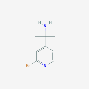 2-(2-Bromopyridin-4-yl)propan-2-amine