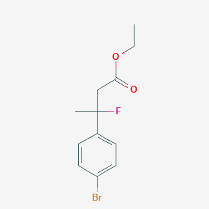 Ethyl 3-(4-bromophenyl)-3-fluorobutanoate