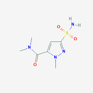 N,N,1-Trimethyl-3-sulfamoyl-1H-pyrazole-5-carboxamide