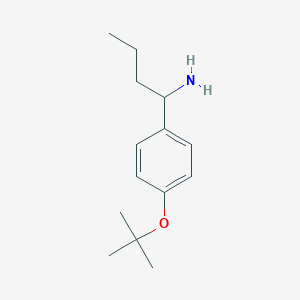 1-(4-(tert-Butoxy)phenyl)butan-1-amine