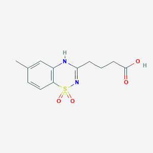 B012980 6-Methyl-2H-1,2,4-benzothiadiazine-3-butanoic acid 1,1-dioxide CAS No. 101064-05-5