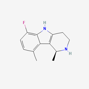 (S)-6-Fluoro-1,9-dimethyl-2,3,4,5-tetrahydro-1H-pyrido[4,3-b]indole