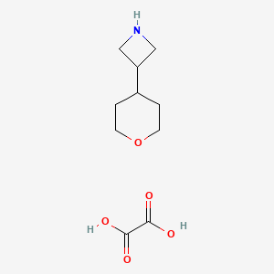 3-(Tetrahydro-2H-pyran-4-yl)azetidine oxalate