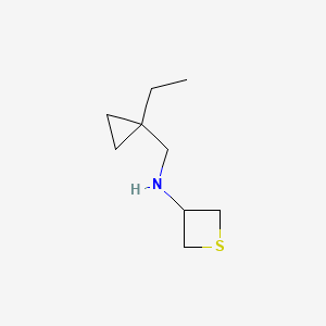 N-((1-Ethylcyclopropyl)methyl)thietan-3-amine