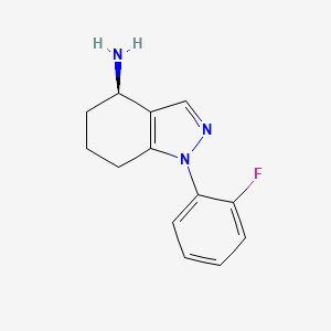 (R)-1-(2-Fluorophenyl)-4,5,6,7-tetrahydro-1H-indazol-4-amine