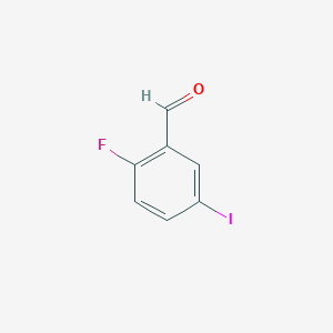 molecular formula C7H4FIO B129801 2-氟-5-碘苯甲醛 CAS No. 146137-76-0