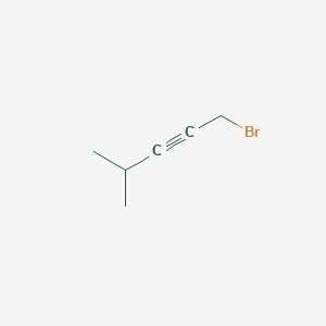 1-Bromo-4-methylpent-2-yne