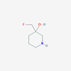 3-(Fluoromethyl)piperidin-3-ol