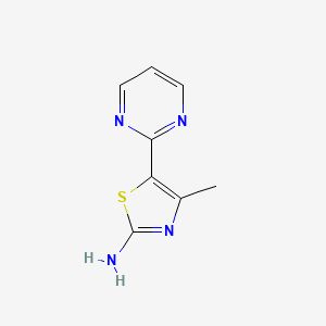 4-Methyl-5-(pyrimidin-2-yl)thiazol-2-amine