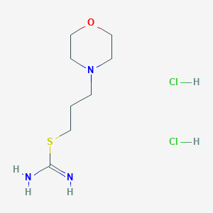 molecular formula C8H19Cl2N3OS B12980192 3-Morpholinopropyl carbamimidothioate dihydrochloride 