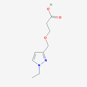 3-((1-Ethyl-1H-pyrazol-3-yl)methoxy)propanoic acid