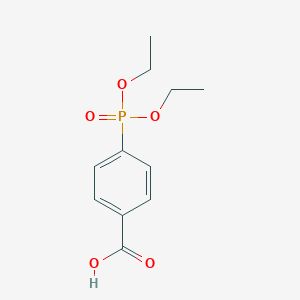 molecular formula C11H15O5P B129804 4-(二乙氧基磷酰基)苯甲酸 CAS No. 1527-34-0