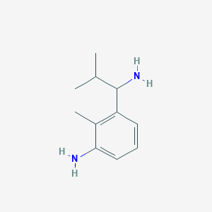 3-(1-Amino-2-methylpropyl)-2-methylaniline