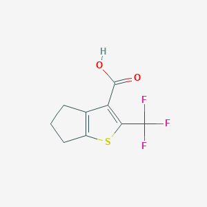 2-(Trifluoromethyl)-5,6-dihydro-4H-cyclopenta[b]thiophene-3-carboxylic acid