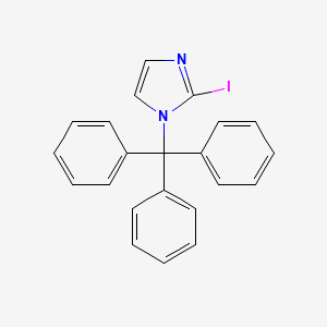 molecular formula C22H17IN2 B1298042 2-Iodo-1-trityl-1H-imidazole CAS No. 67478-46-0