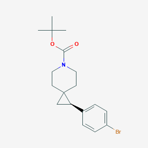 tert-Butyl (S)-1-(4-bromophenyl)-6-azaspiro[2.5]octane-6-carboxylate