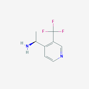 (S)-1-(3-(Trifluoromethyl)pyridin-4-yl)ethan-1-amine