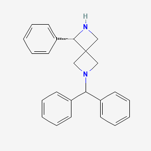 (S)-6-Benzhydryl-1-phenyl-2,6-diazaspiro[3.3]heptane