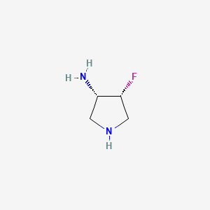 Rel-(3S,4R)-4-fluoropyrrolidin-3-amine