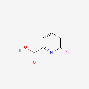molecular formula C6H4INO2 B1298053 6-碘-吡啶-2-羧酸 CAS No. 55044-68-3