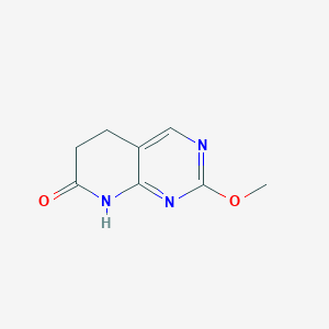 molecular formula C8H9N3O2 B12980533 2-Methoxy-5,8-dihydropyrido[2,3-d]pyrimidin-7(6H)-one 