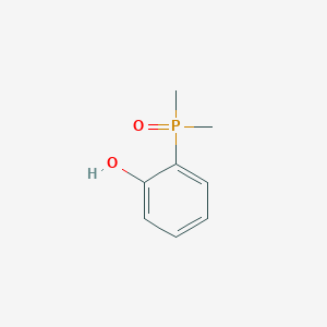 molecular formula C8H11O2P B12980545 (2-Hydroxyphenyl)dimethylphosphine oxide 