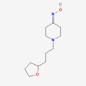 1-(3-(Tetrahydrofuran-2-yl)propyl)piperidin-4-one oxime