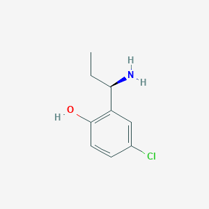 (R)-2-(1-Aminopropyl)-4-chlorophenol