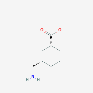 Rel-methyl (1R,3S)-3-(aminomethyl)cyclohexane-1-carboxylate