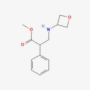 Methyl 3-(oxetan-3-ylamino)-2-phenylpropanoate