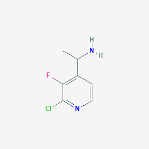 1-(2-Chloro-3-fluoropyridin-4-yl)ethanamine