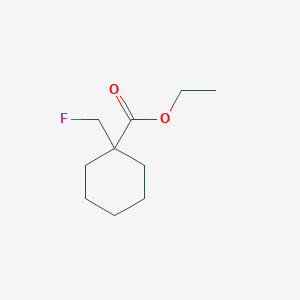 Ethyl 1-(fluoromethyl)cyclohexane-1-carboxylate