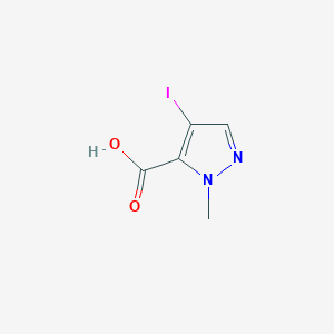 molecular formula C5H5IN2O2 B1298065 4-iodo-1-methyl-1H-pyrazole-5-carboxylic acid CAS No. 75092-30-7